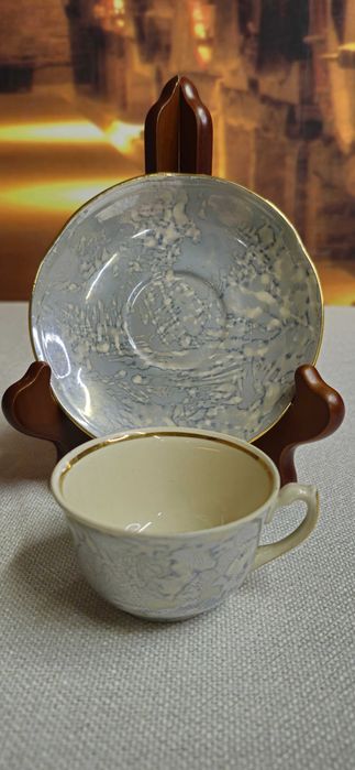 Porcelanowy komplet kawowo-herbaciany CHODZIEŻ dla 6 osób