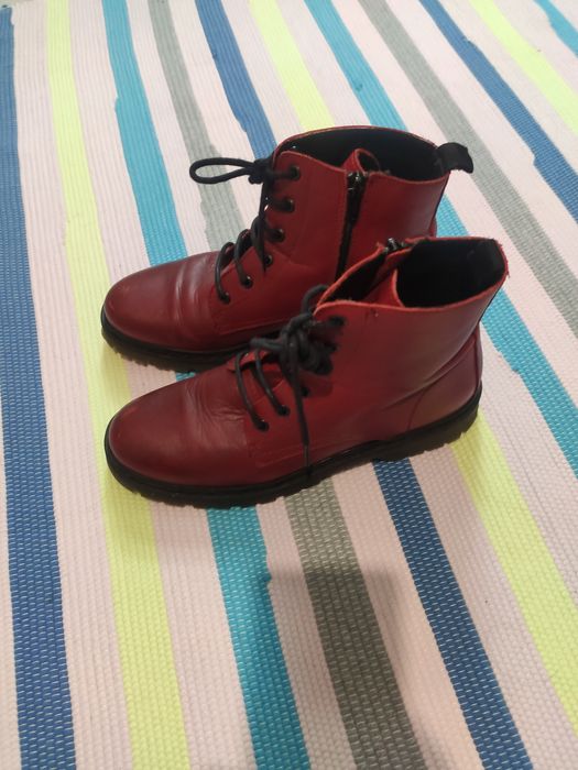 Botas vermelhas, nº 38 - confortáveis e como novas