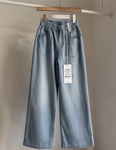 Джинси труби для дівчинкии Wide Leg широкі джинси 134-164
