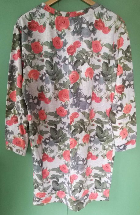 Sukienka dresowa kwiaty XL Tom&Rose