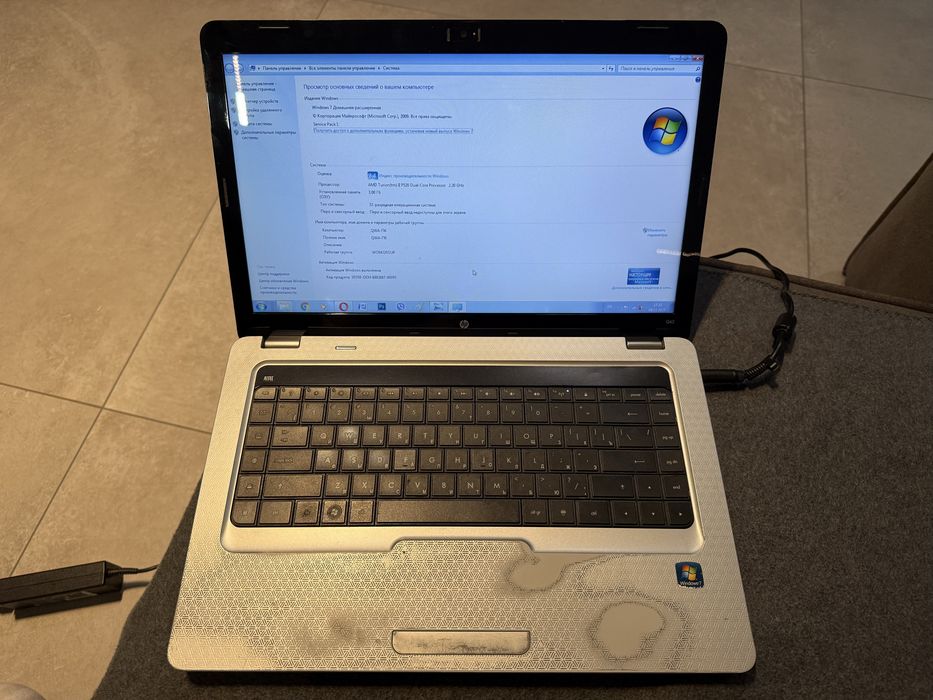 Ноутбук HP g62 робочий