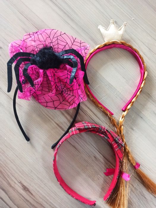 4 ozdobne opaski na głowę