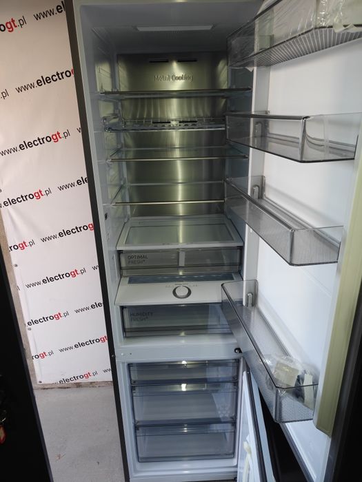 Lodówka Samsung satynowy beż szkło bespoke 203 cm wys. Wifi nowy model zobacz
