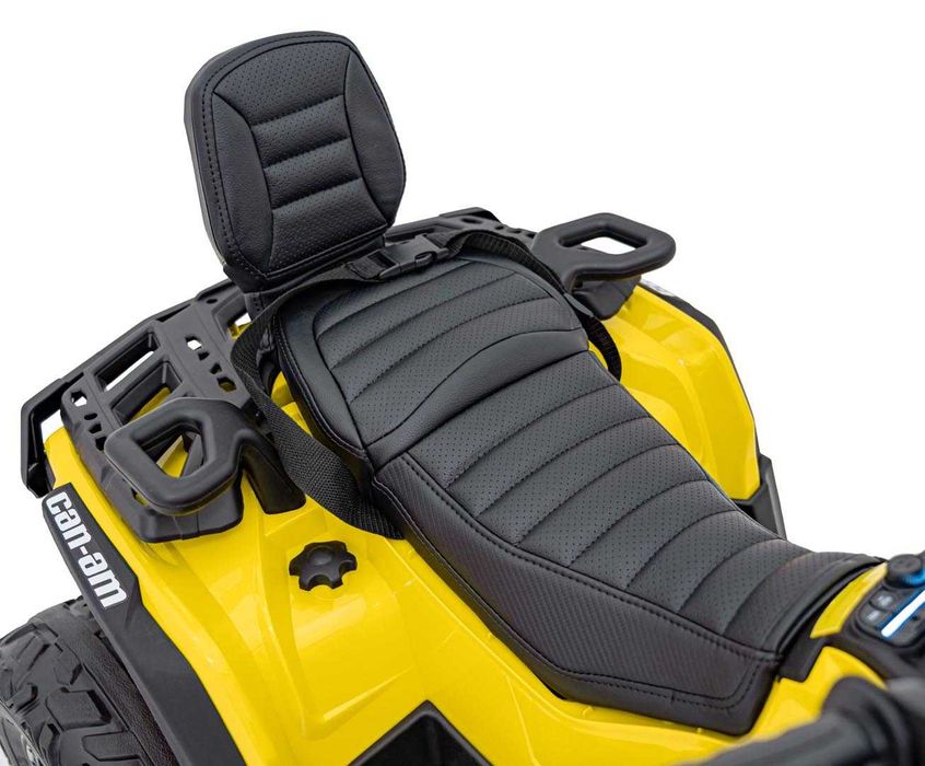 Quad na akumulator dla dzieci Can Am Outlander ATV z pilotem Żółty