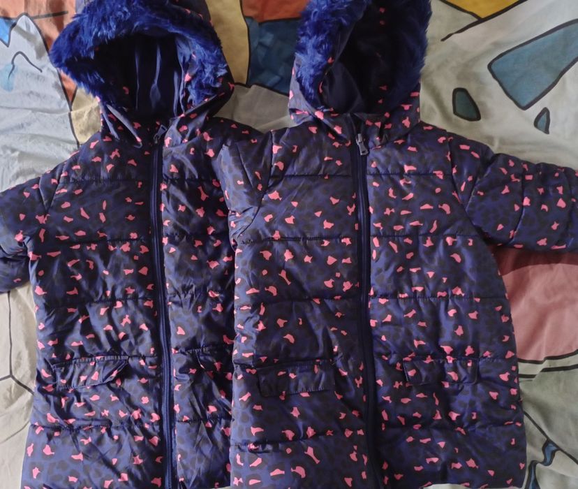 kurtki przejściowe jesień -wiosna ciepła zima dla bliźniaczek