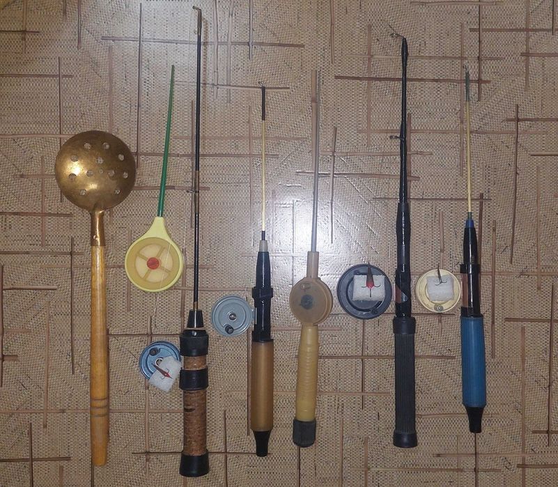 Удочки и снасти для зимней рыбалки, бур СССР