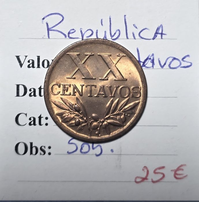 XX centavos 1949 soberba