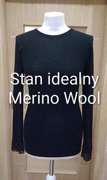 Bluzka koszulka termiczna wełniana, Merino Wool wełna Janus M 38