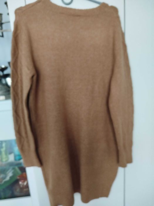 Sweter damski sukienka tunika M/L