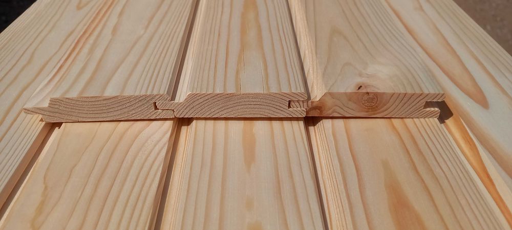 Deska elewacyjna podbitka boazeria sosnowa [LICZONE BEZ PIÓRA]