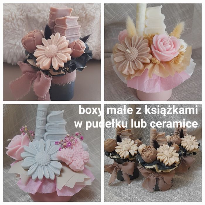 Mini flowerbox ze świec sojowych