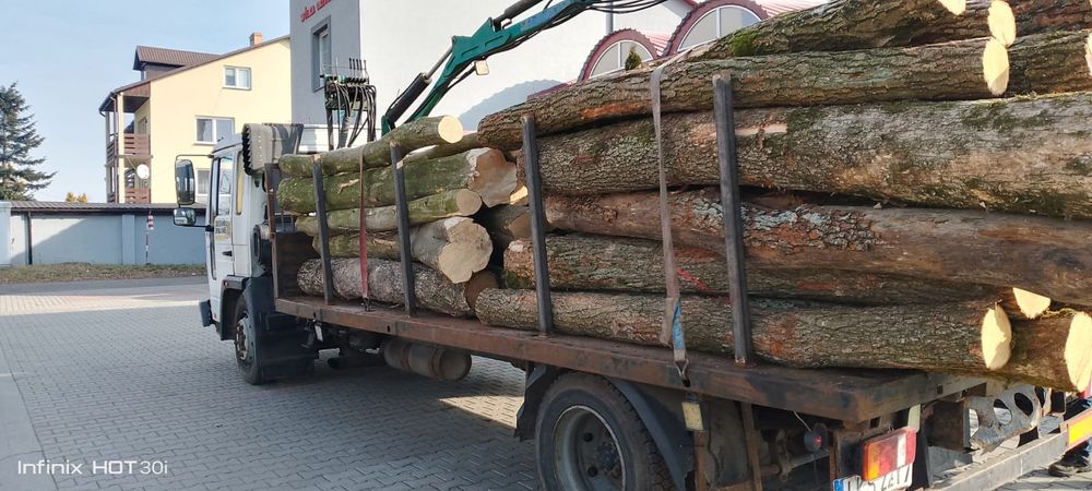 Drewno opałowe w wałkach