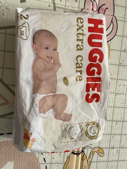Памперси Huggies extra care 2