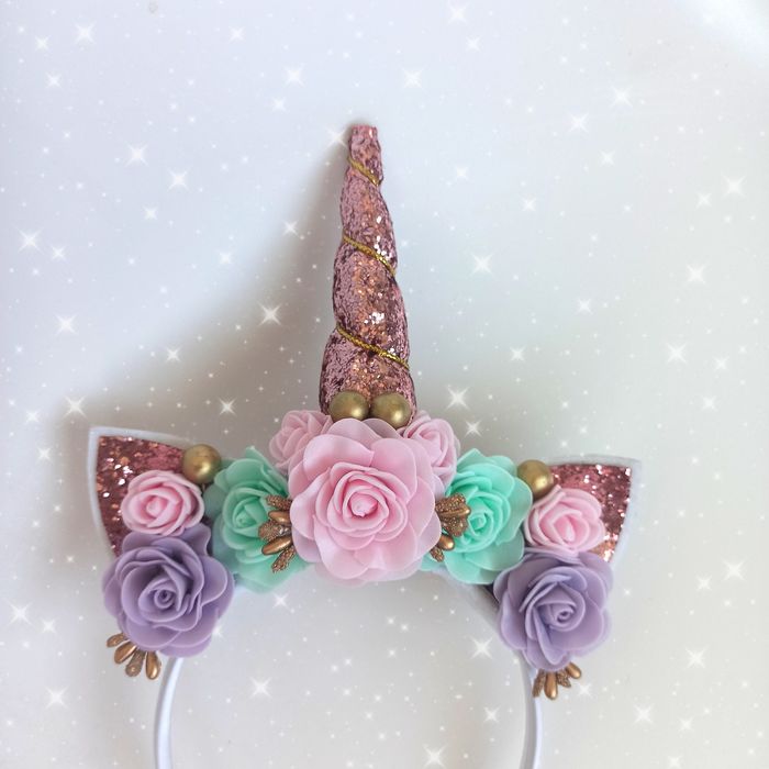 Обруч єдиноріг крила единорог детский ободок крылья платье одноріг