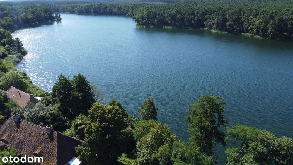 Pałac,dwór,folwark+3,1 HA park PÓŁWYSEP otoczony jeziorem-Lubuskie-HIT
