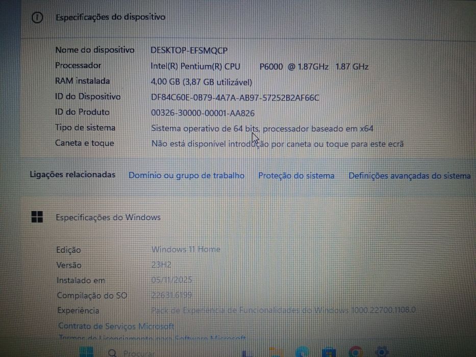 Portatil toshiba