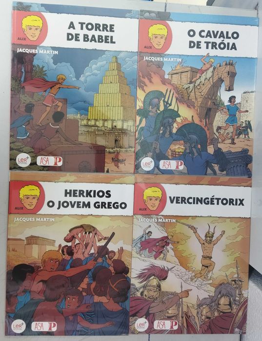 Livros BD. Alix. Jacques Martin. Coleção Completa 16 Vol. Novos. Edição Asa/Publico