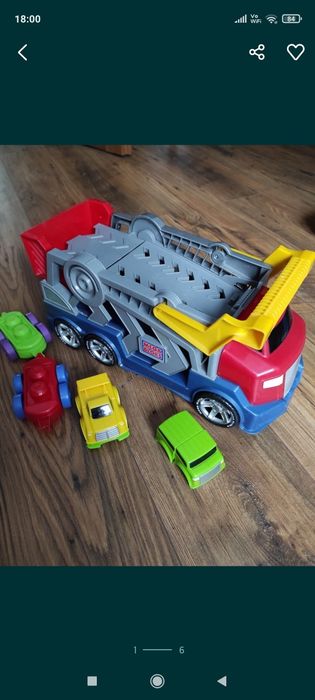 Samochód laweta Mega Blox