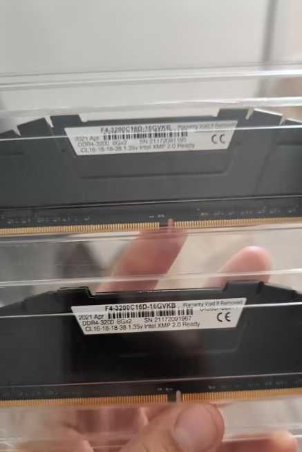 32gb RAM DDR4 3200mhz (4 x 8gb)  G.Skill Ripjaws