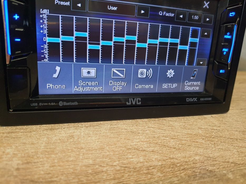 Radio Samochodowe JVC KW-V230BT 2din Bluetooth / płyty CD MP3 / USB / DVD  Kamera cofania Divx