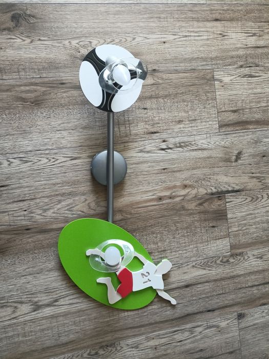 Lampa dziecięca piłkarz