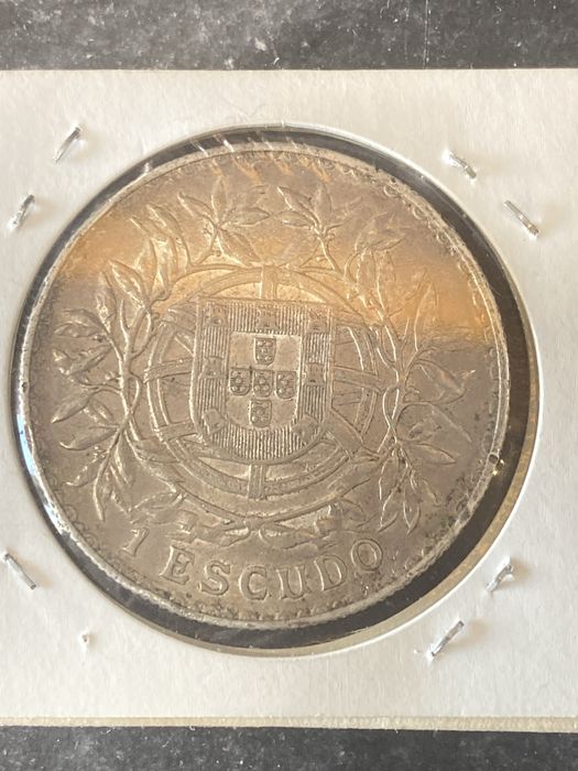 Moeda 1 escudo prata 1916