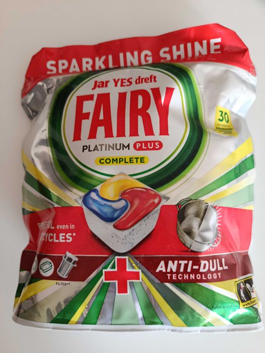 Pastilhas Fairy Platinum Plus