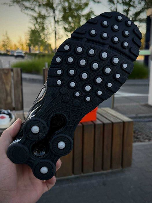 Кросівки Nike SHOX Ride 2 SP X SUPREME, чорно сірі літо осінь р 41-45 найк чоловічі демісезонні без передплат
