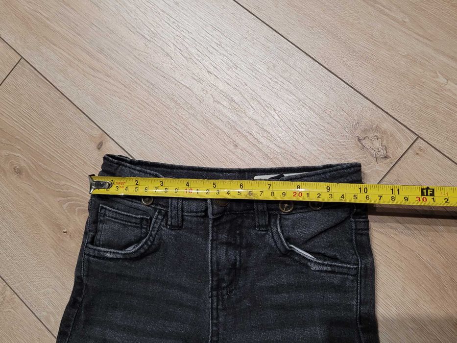 110 Jeansy spodnie jeansowe chłopięce Lidl Lupilu szare