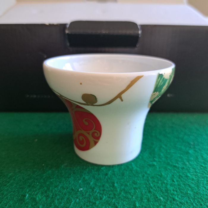 Castiçais porcelana SPAL Gold Christmas