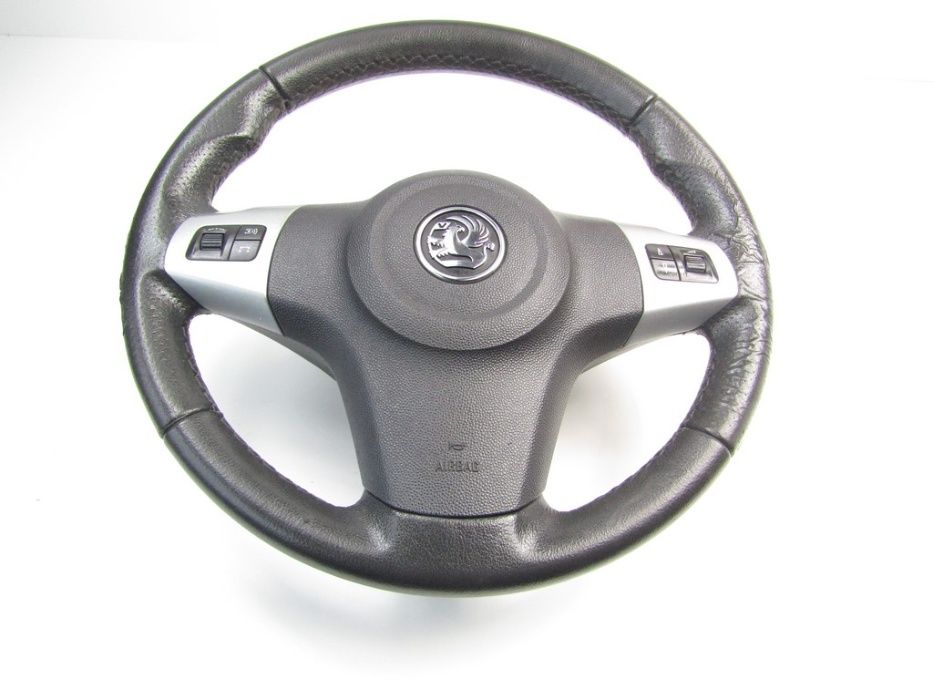 Opel Corsa D kierownica skóra skórzana airbag poduszka