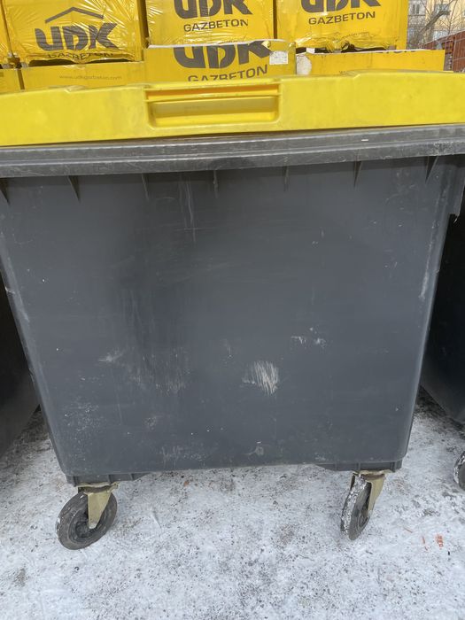 Євроконтейнер для сміття 1100л