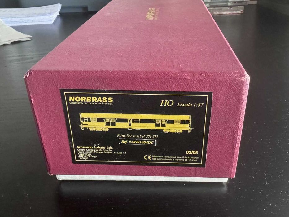 Modelismo Ferroviário - NORBRASS Furgão Dyf 551-571