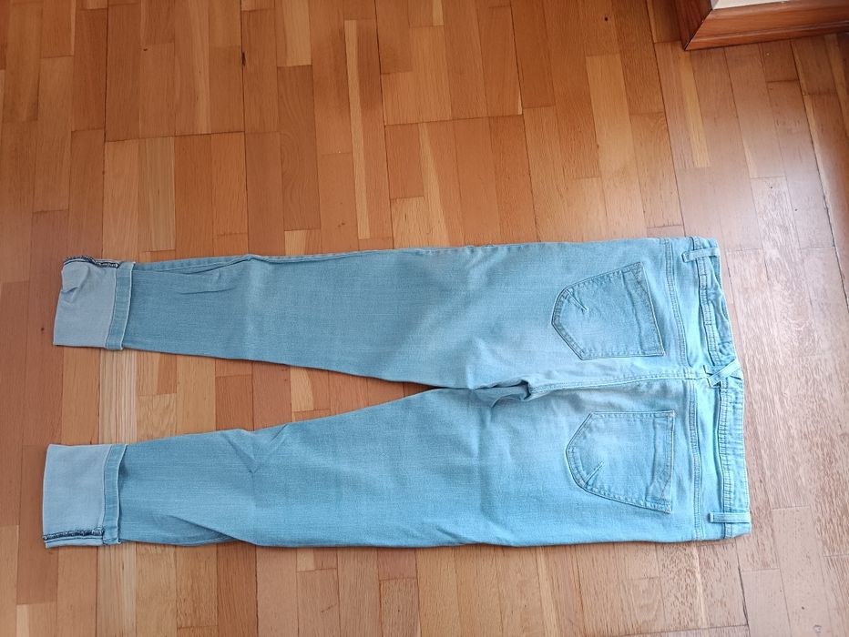 Jeansy jasne slim 40 L
