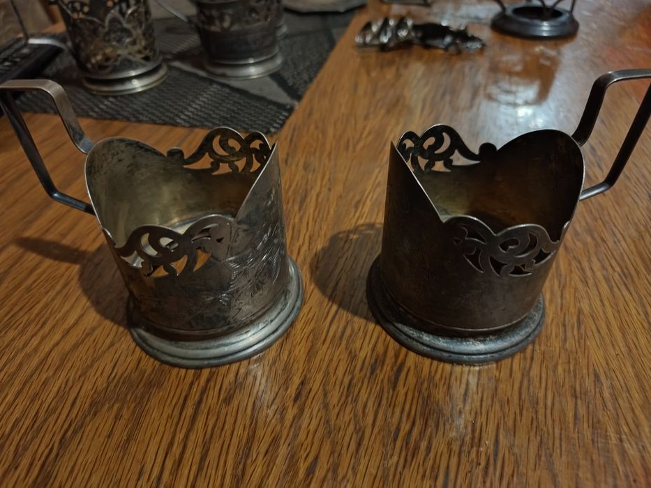 Подстаканники серебро