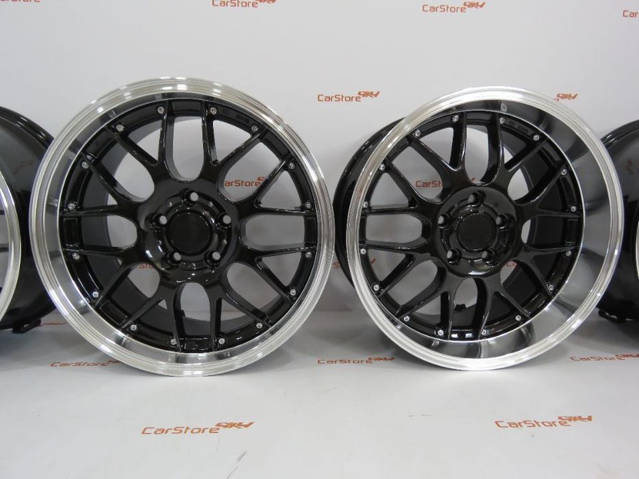 Jante Look BBS RS GT 18 8 et 35 +9 et38 5x120 Black