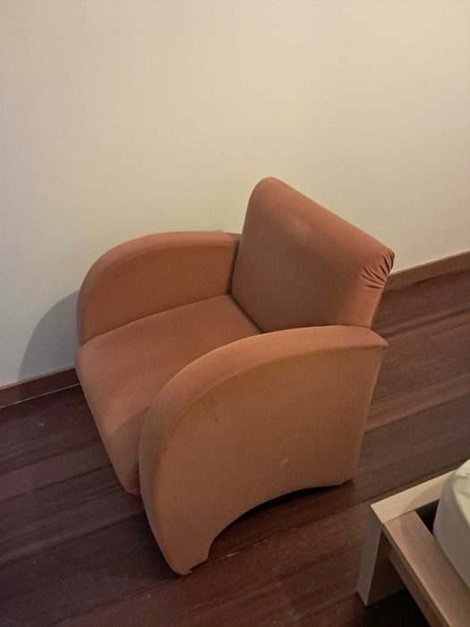 Poltrona  de veludo