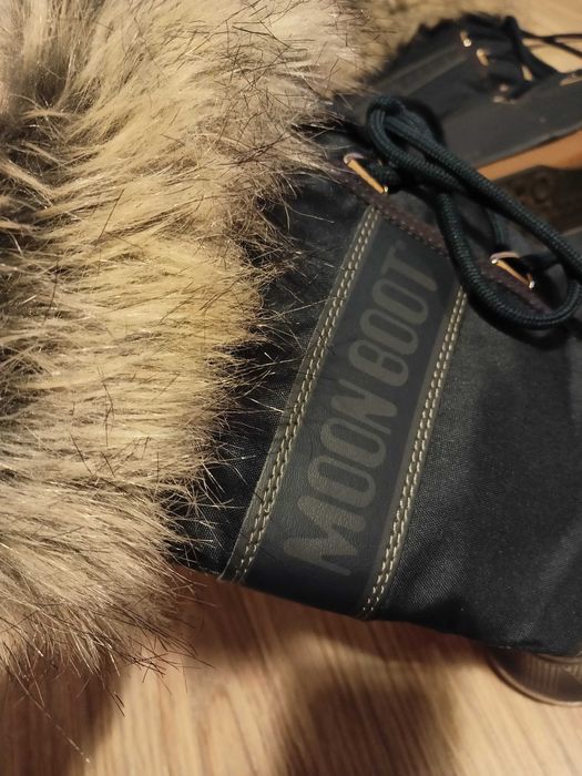 Moon boot monaco z kożuszkiem śniegowce