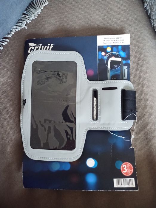 Opaska na ramię smartfon odblask