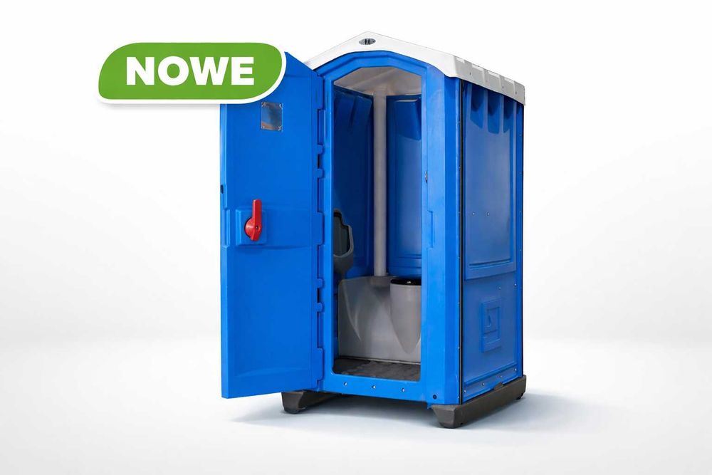 Toaleta przenośna na działkę, budowę WC, wychodek z pisuarem sławojka