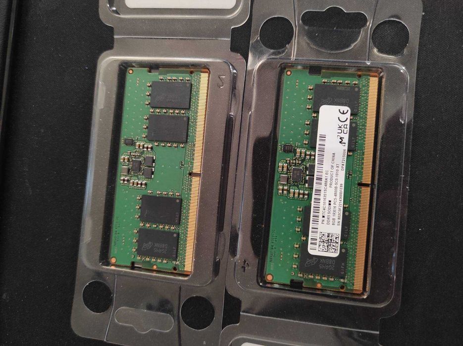 Pamięć RAM DDR5 SODIMM 16 GB [2×8 GB] 4800 MHz - nowa z demontażu!