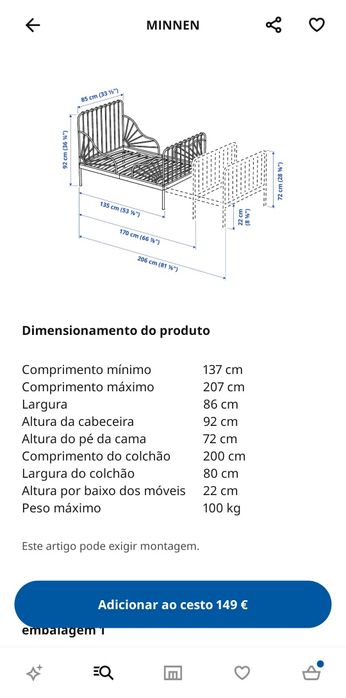 Cama crianca extensivel