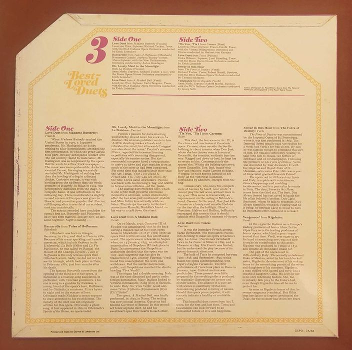 Conjunto de 3 LPs Vinil – Command Performance: A Night at the Opera (+ Box)