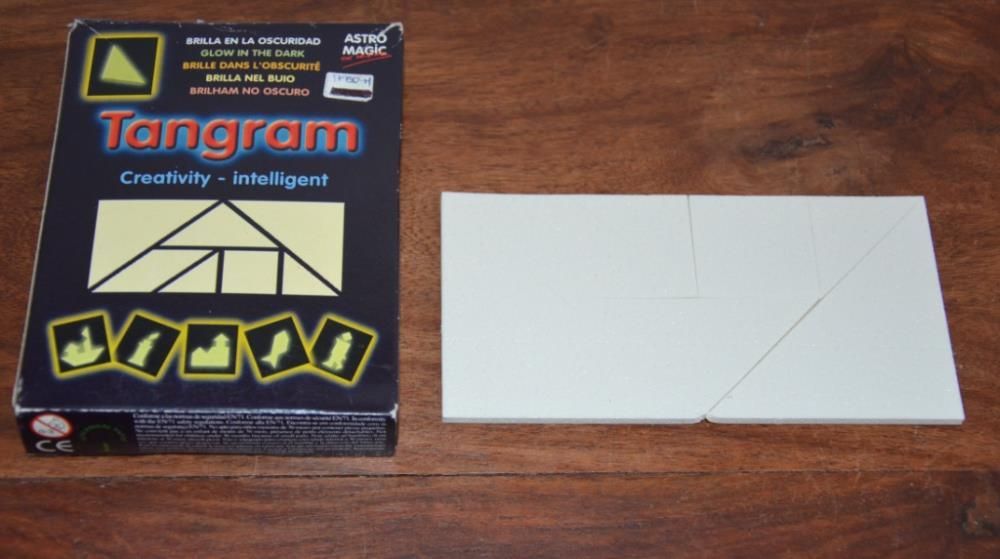 Tangram Fosforescente (brilha no escuro)-Puzzle Didáctico-87 figuras