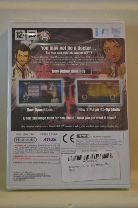 Trauma Center : New Blood  WII Nowa w folii