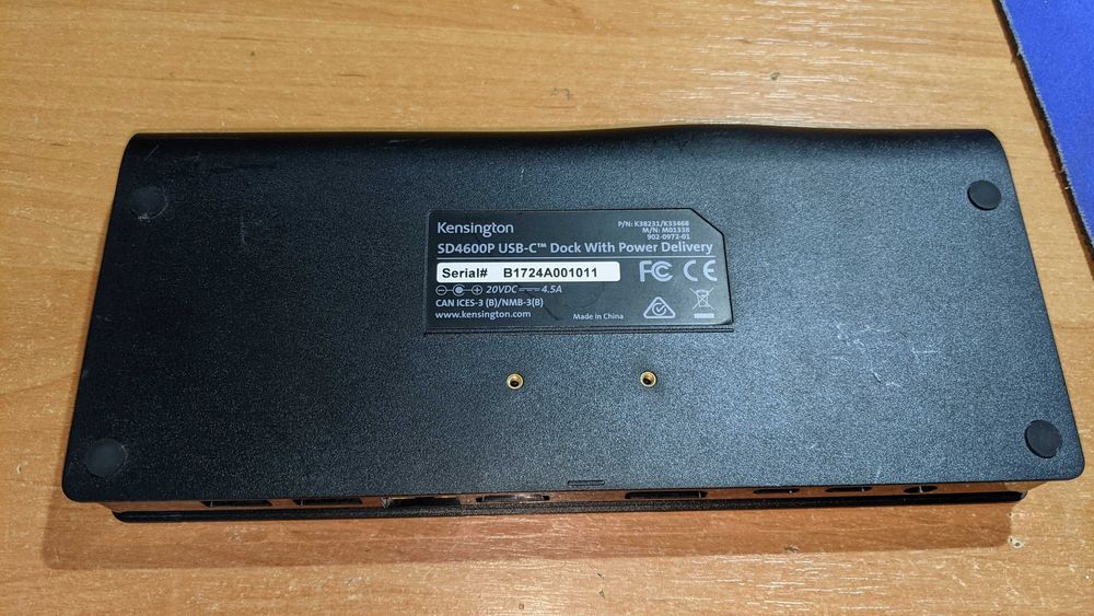 Док станція Kensington SD4600P USB-C Dock St. з Power Delivery MacBook