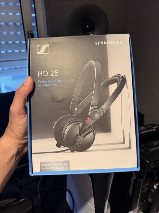 Sennheiser HD 25 Headphones Pro (DJs & Estúdio) - Na Caixa Original