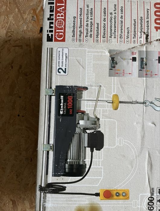 Wciągarka elektryczna Einhell 1000 kg.