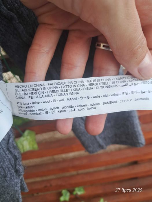 Sweter Massimo Dutti dla chłopca wełna