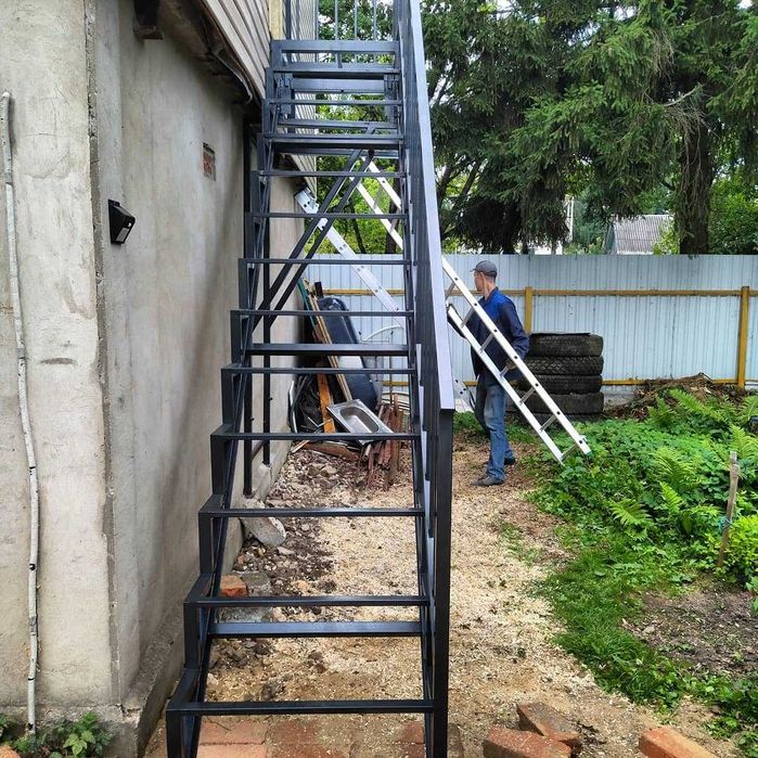 Навес Козырёк поликарбонат,профнастил /Лестница Терраса и Ограждение